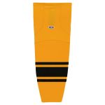 Athletic Knit HS2100-213 Lightweight Pro Hockey Socks - Gold/Black - Primary