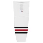Athletic Knit HS2100-305 Lightweight Pro Hockey Socks - Chicago White - Primary