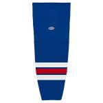 Athletic Knit HS2100-312 Lightweight Pro Hockey Socks - New York Rangers Royal - Primary