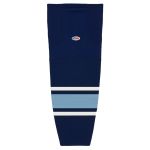 Athletic Knit HS2100-340 Lightweight Pro Hockey Socks - Maine Navy - Primary