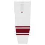 Athletic Knit HS2100-363 Lightweight Pro Hockey Socks - New Phoenix White - Primary