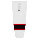 Athletic Knit HS2100-367 Lightweight Pro Hockey Socks - New Jersey White - Primary