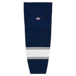 Athletic Knit HS2100-370 Lightweight Pro Hockey Socks - 2002 Edmonton 3rd Navy - Primary