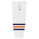 Athletic Knit HS2100-371 Lightweight Pro Hockey Socks - 2017 Edmonton White - Primary