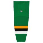 Athletic Knit HS2100-406 Lightweight Pro Hockey Socks - Minnesota Kelly With Black Stripe - Primary