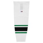 Athletic Knit HS2100-507 Lightweight Pro Hockey Socks - Dallas White - Primary