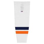 Athletic Knit HS2100-511 Lightweight Pro Hockey Socks - New York Islanders White - Primary