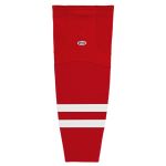Athletic Knit HS2100-527 Lightweight Pro Hockey Socks - 2013 Carolina Red - Primary
