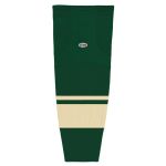 Athletic Knit HS2100-563 Lightweight Pro Hockey Socks - 2009 Minnesota 3rd Dark Green - Primary