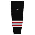 Athletic Knit HS2100-610 Lightweight Pro Hockey Socks - Buffalo Black - Primary