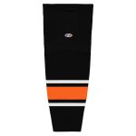 Athletic Knit HS2100-624 Lightweight Pro Hockey Socks - Philadelphia 3rd Black - Primary