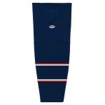 Athletic Knit HS2100-688 Lightweight Pro Hockey Socks - 2017 Columbus Navy - Primary