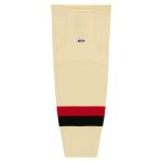 Athletic Knit HS2100-734 Lightweight Pro Hockey Socks - Ottawa Heritage Classic Sand - Primary