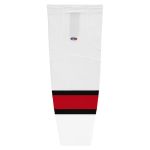 Athletic Knit HS2100-741 Lightweight Pro Hockey Socks - 2002 Team Canada White - Primary