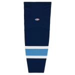 Athletic Knit HS2100-761 Lightweight Pro Hockey Socks - Navy/Sky/White - Primary