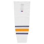 Athletic Knit HS2100-811 Lightweight Pro Hockey Socks - 2009 Buffalo 3rd White - Primary