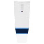 Athletic Knit HS2100-832 Lightweight Pro Hockey Socks - 2008 Pittsburgh 3rd White - Primary