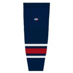 Athletic Knit HS2100-890 Lightweight Pro Hockey Socks - 2010 Columbus Navy - Primary