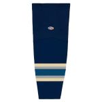 Athletic Knit HS2100-892 Lightweight Pro Hockey Socks - 2010 Columbus 3rd Navy - Primary