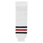Athletic Knit HS630-305 Knitted Striped Hockey Socks - Chicago White - Primary