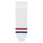 Athletic Knit HS630-309 Knitted Striped Hockey Socks - Montreal White - Primary