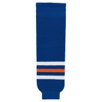 Athletic Knit HS630-320 Knitted Striped Hockey Socks - Edmonton Royal - Primary