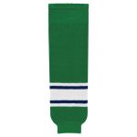 Athletic Knit HS630-347 Knitted Striped Hockey Socks - Kelly/Royal/White - Primary