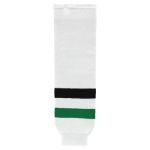 Athletic Knit HS630-377 Knitted Striped Hockey Socks - 2013 Dallas White - Primary