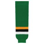 Athletic Knit HS630-406 Knitted Striped Hockey Socks - Minnesota Kelly With Black Stripe - Primary