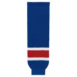 Athletic Knit HS630-812 Knitted Striped Hockey Socks - New York Royal - Primary