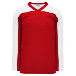 Athletic Knit LB153-208 Box Lacrosse Jersey - Red/White - Primary