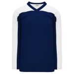 Athletic Knit LB153-216 Box Lacrosse Jersey - Navy/White - Primary