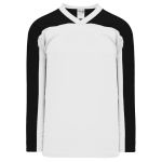 Athletic Knit LB153-222 Box Lacrosse Jersey - White/Black - Primary