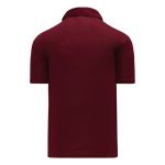 A1810 Apparel Polo Shirt - Maroon - Back