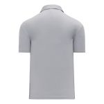 A1810 Apparel Polo Shirt - Heather Grey - Back