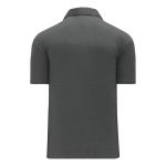 A1810 Apparel Polo Shirt - Heather Charcoal - Back