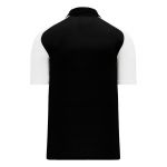 A1815 Apparel Polo Shirt - Black/White - Back