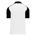 A1815 Apparel Polo Shirt - White/Black - Back