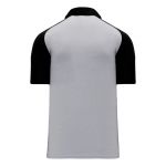 A1815 Apparel Polo Shirt - Heather Grey/Black - Back