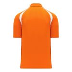 A1820 Apparel Polo Shirt - Orange/White - Back