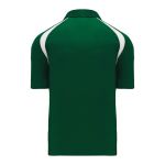 A1820 Apparel Polo Shirt - Dark Green/White - Back