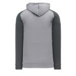 A1840 Apparel Sweatshirt - Heather Grey/Heather Charcoal - Back