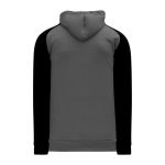 A1840 Apparel Sweatshirt - Heather Charcoal/Black - Back
