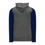A1840 Apparel Sweatshirt - Heather Charcoal/Navy - Back