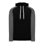 A1840 Apparel Sweatshirt - Black/Heather Charcoal - Front