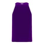 B1325 League Basketball Jersey - Purple/White - Back