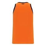 B1325 League Basketball Jersey - Orange/Black - Back