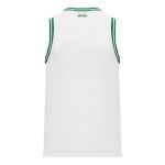 B1710 Pro Basketball Jersey - White/Kelly - Back