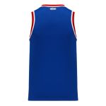 B1710 Pro Basketball Jersey - Royal/Red/White - Back