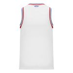 B1710 Pro Basketball Jersey - White/Royal/Red - Back